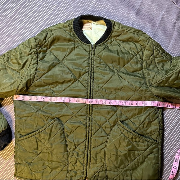Vintage army green liner jacket // medium - Picture 7 of 12